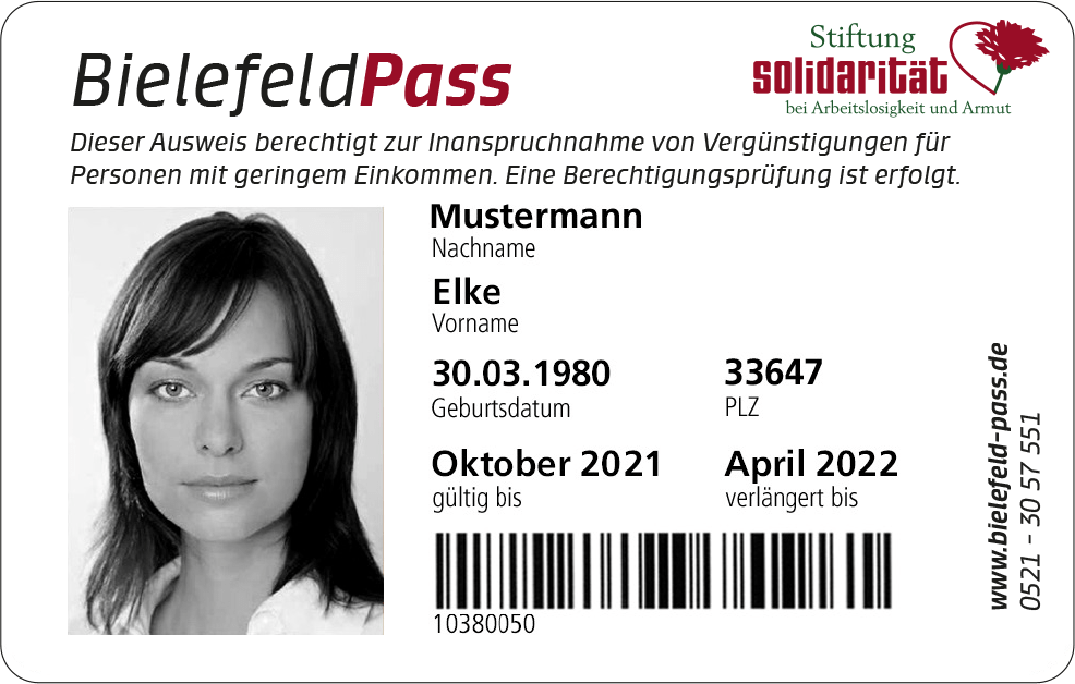 Muster Bielefeld-Pass